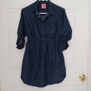 Final sale Maternity Denim Dress Medium